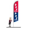 Buy Here Pay Here Feather Flags 15ft