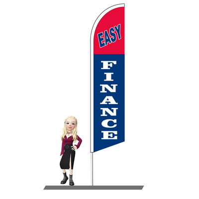 Easy Finance Feather Flags 15ft