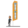 Buy Here Pay Here (yellow) Swooper Flags 15ft